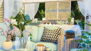 SOFIA sunny terrace in a coastal style by dasie2 at TSR