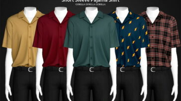 Short Sleeve Pajama Shirt at Gorilla