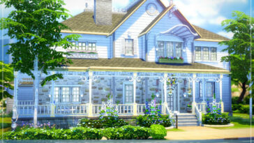 Sprightly Suburban House by Xandralynn at TSR