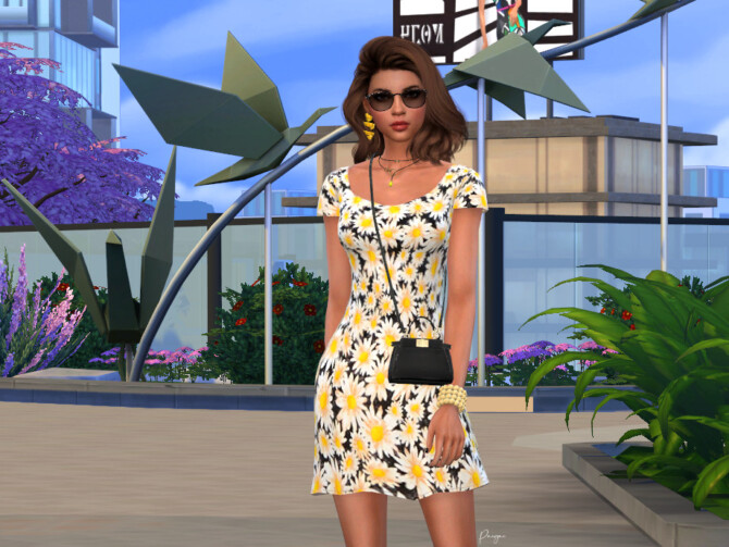 Spring Daisies Dress by Paogae at TSR