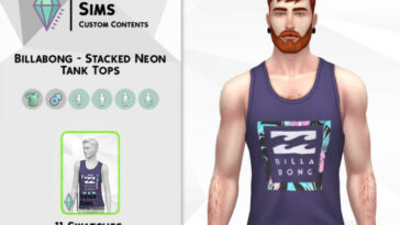 Stacked Neon Tank Tops by David_Mtv at TSR