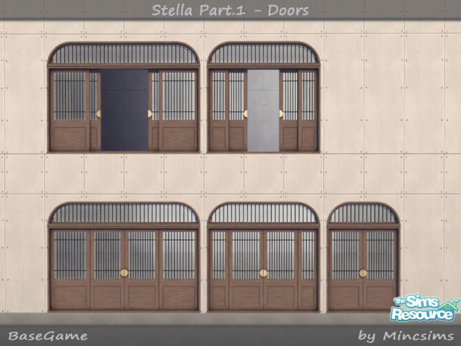 Stella Part.1 Doors by Mincsims at TSR