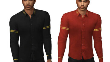 Stylish Designer Mens Shirt by CherryBerrySim at TSR