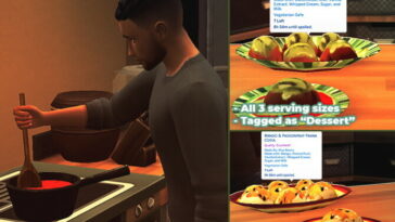 Summery Panna Cottas Custom Recipe at Mod The Sims 4