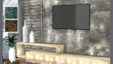 TV Wall Set Anya at Dinha Gamer