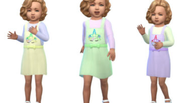 Toddler Dress 0515 by ErinAOK at TSR