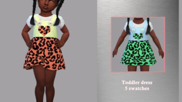 Toddler Dress Dara by LYLLYAN at TSR