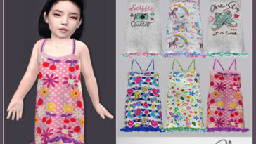 Toddler Dress RPL100 by RobertaPLobo at TSR