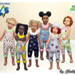 Toddler Overall by Chalipo at All 4 Sims