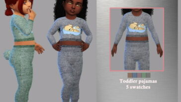 Toddler pajamas Joice by LYLLYAN at TSR