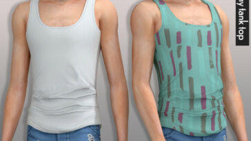 Tommy tank top by Belaloallure at TSR