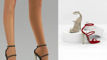 UNITED HEEL WIDE FIT ANKLE SANDALS at REDHEADSIMS
