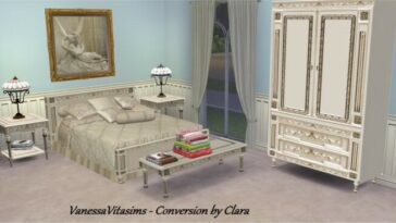 Vanessa Bedroom Vitasims Conversion by Clara at All 4 Sims