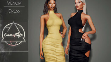 Venom Dress by Camuflaje at TSR