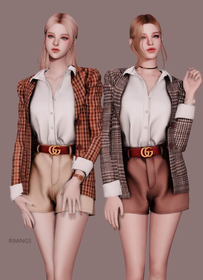 Vintage Jacket & Blouse & Short Pants at RIMINGs