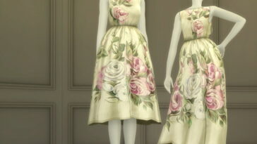 Vintage flower dress at Rusty Nail