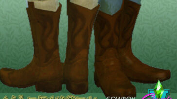 Yardwork Cowboy Boots by SimmieV at TSR