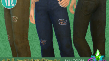 Yardwork MH Torn Jeans by SimmieV at TSR