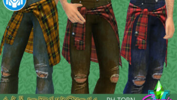 Yardwork PH Torn Jeans by SimmieV at TSR