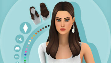 Zoey Hairstyle by simcelebrity00 at TSR