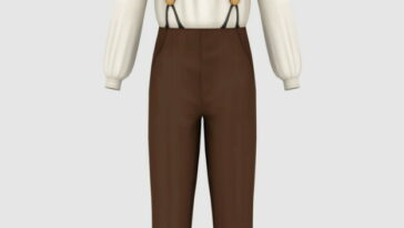 1840s Suspenders Outfit at Happy Life Sims
