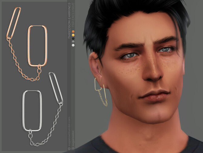 Thredson earrings | Right by sugar owl at TSR