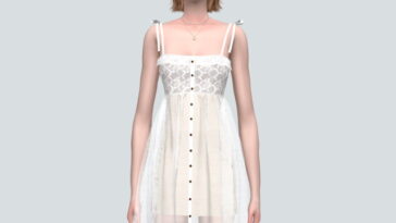 678 Lace Mini Dress at Marigold