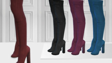 688 High Heel boots by ShakeProductions at TSR