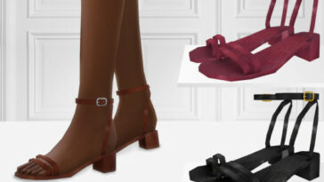 700 Leather Sandals by ShakeProductions at TSR