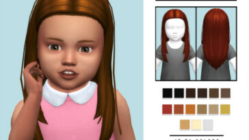 80’s Hairstyle Toddler by OranosTR at TSR