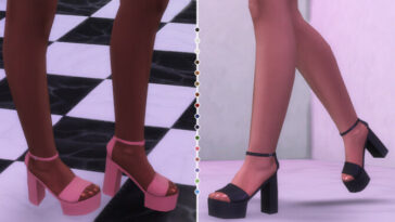 ALISHA heels by Plumbobs n Fries at TSR