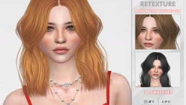 Abigail Hair Retexture by remaron at TSR