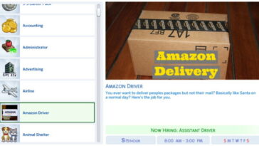 Amazon Driver by SimsStories13 at Mod The Sims 4