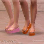 Amber Flip Flops by Dissia at TSR