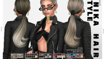 Anika Hairstyle by Leah Lillith at TSR