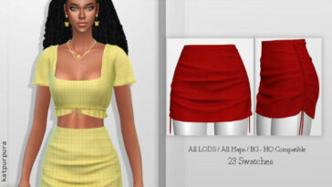 Araguz Skirt by KaTPurpura at TSR