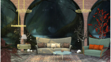 Arcane Illusions | Solstheim Living Room by ArtVitalex at TSR