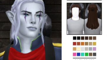 Arcane Illusions – Dark Elf Hairstyle by OranosTR at TSR