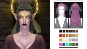 Arcane Illusions – Dark Elf Hairstyle by OranosTR at TSR