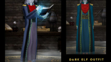 Arcane Illusions – Dark Elf Outfit by OranosTR at TSR