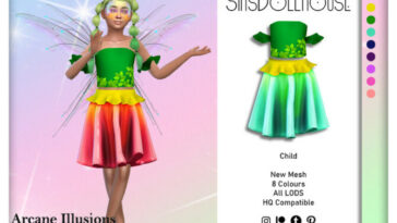 Arcane Illusions – Flower Fairy by SimsDollhouse at TSR