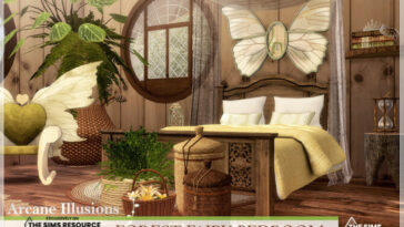 Arcane Illusions – Forest Fairy Bedroom by Lhonna at TSR