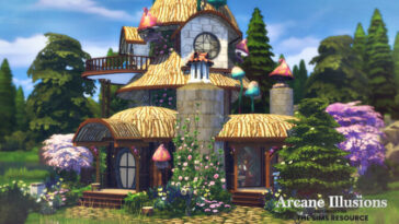 Arcane Illusions – Forest Fairy Cottage by Rirann at TSR