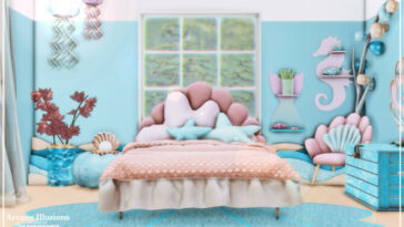 Arcane Illusions – Mermaid Bedroom by Mini Simmer at TSR