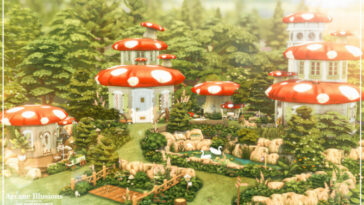 Arcane Illusions – Mushroom Village by Mini Simmer at TSR