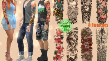 Arm Tattoos 2021 at Annett’s Sims 4 Welt