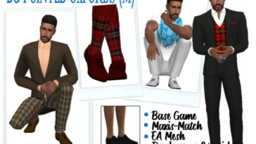 BG POINTED OXFORDS (M) at Sims4Sue