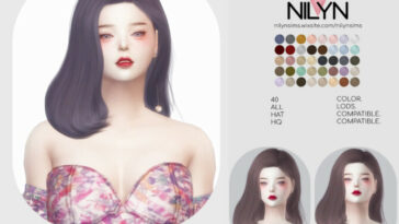 BLUEMOON HAIR (P) at Nilyn Sims 4