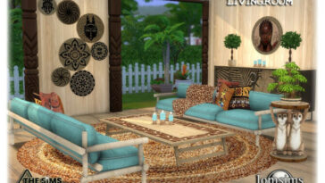 Badongo living room by jomsims at TSR