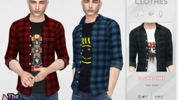 Band Shirt for Male by remaron at TSR